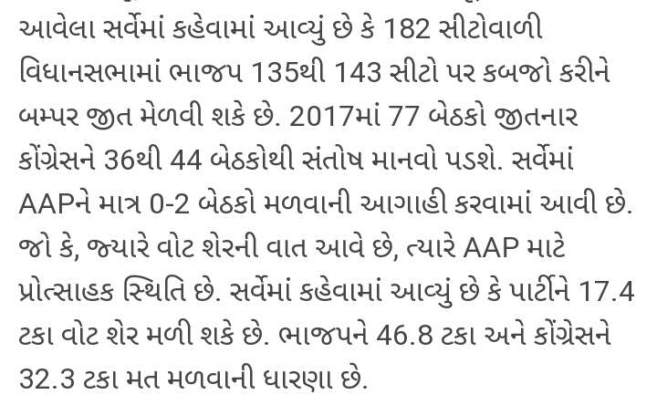 ગુજરાતમાં AAPને સાવ આટલી જ બેઠકો મળશે, સર્વે સાચો હોય તો પણ કેજરીવાલની પાર્ટીને 2 ફાયદા